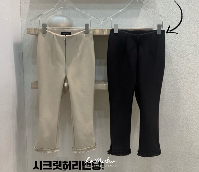 荷葉邊西裝卡布里褲